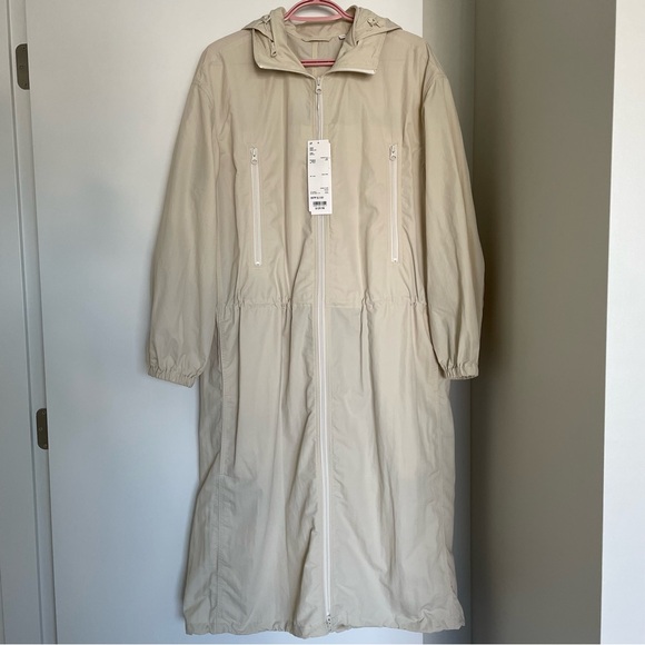 Uniqlo U Light Long Zip Up Jacket XS - Picture 1 of 9